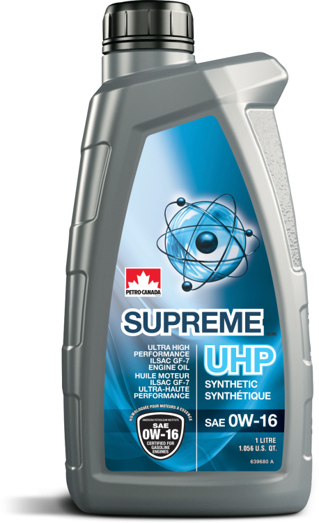 Моторные масла Petro-Canada SUPREME UHP 0W-16 