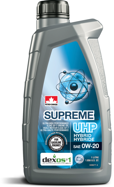 Моторные масла Petro-Canada SUPREME UHP Hybrid 0W-20 